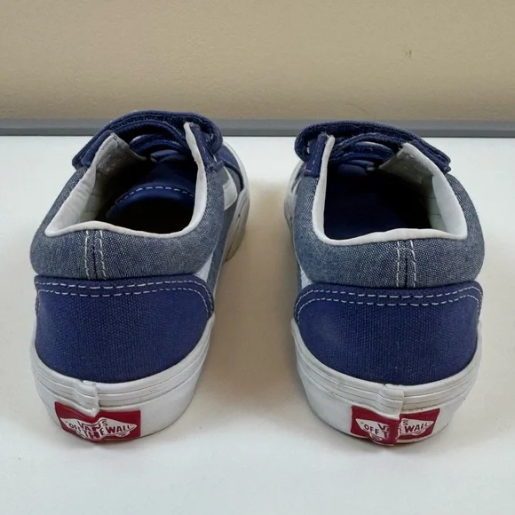 Kids' Vans® Old Skool Velcro® sneakers in chambray - Picture 5 of 6